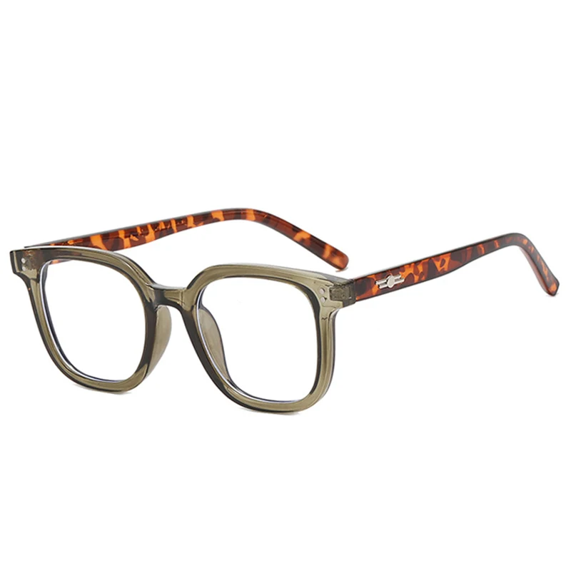 

Популярные винтажные квадратные очки TR90, новые модные женские очки с защитой от синего света, уличные солнцезащитные очки с заклепками