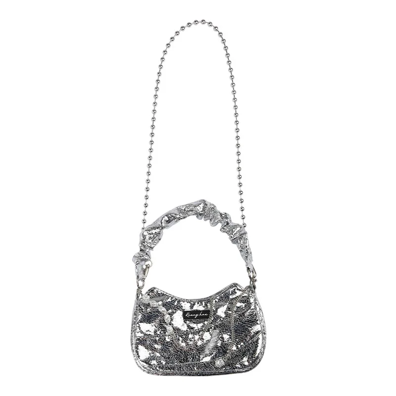 

PU Leather Creative Fashion Messenger Portable Dual-Use Small Bag All-Match Chain Shoulder Bag