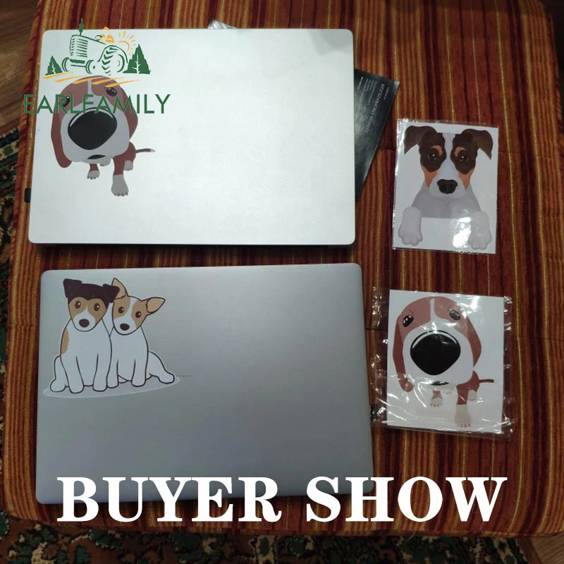 EARLFAMILY 13 см x 9 7 для Джека Расселла терьера фотообои и наклейки сделай сам модная