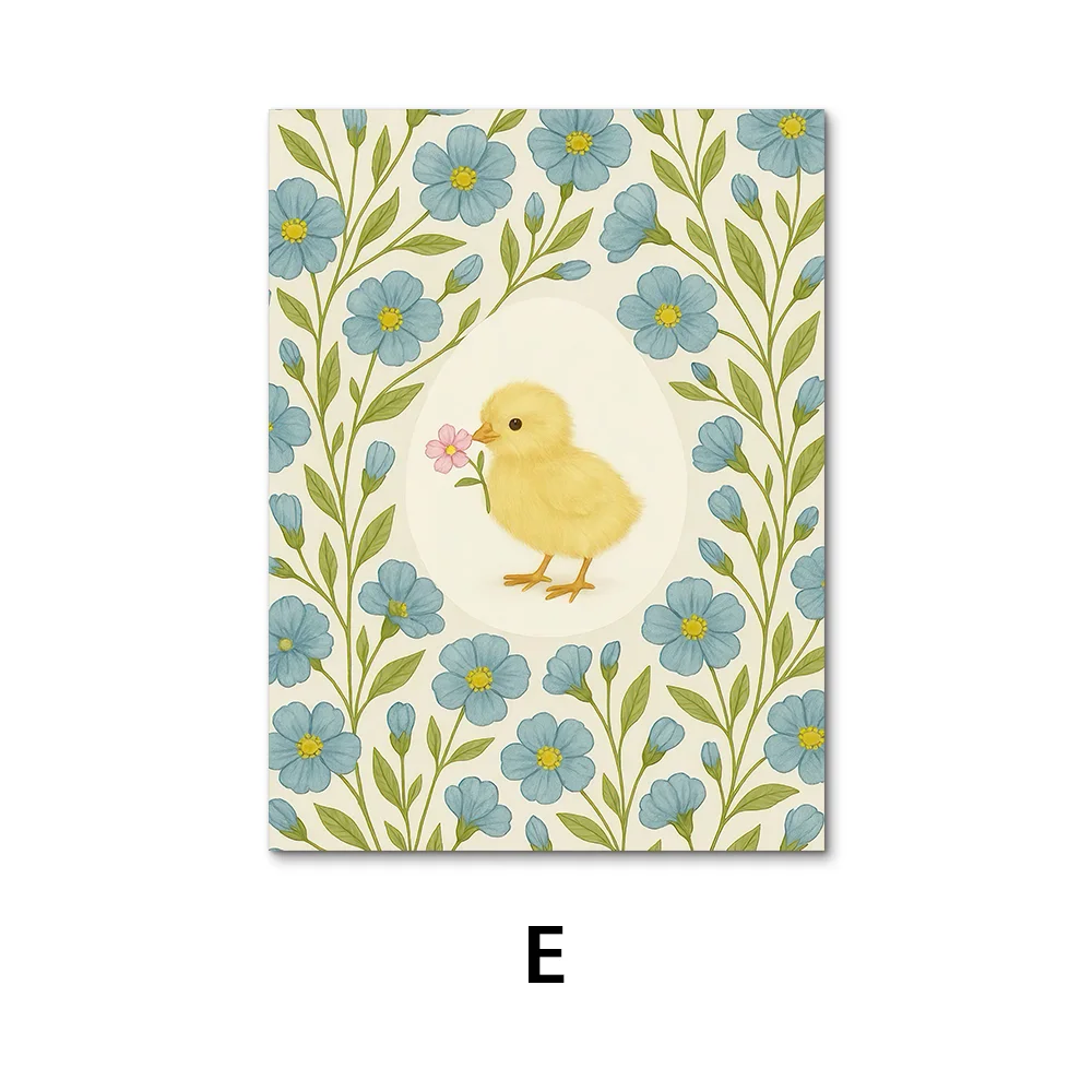 

Живописный холст с животными и цветами