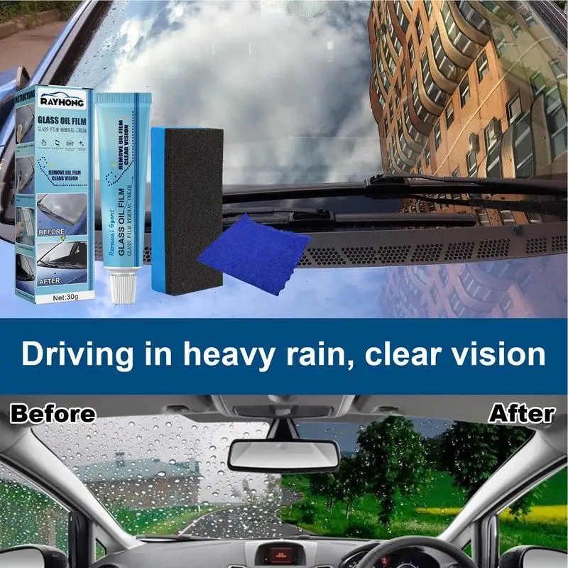 

Масляная пленка для стекла автомобиля, средство для удаления тяжелых пятен на ветровом стекле