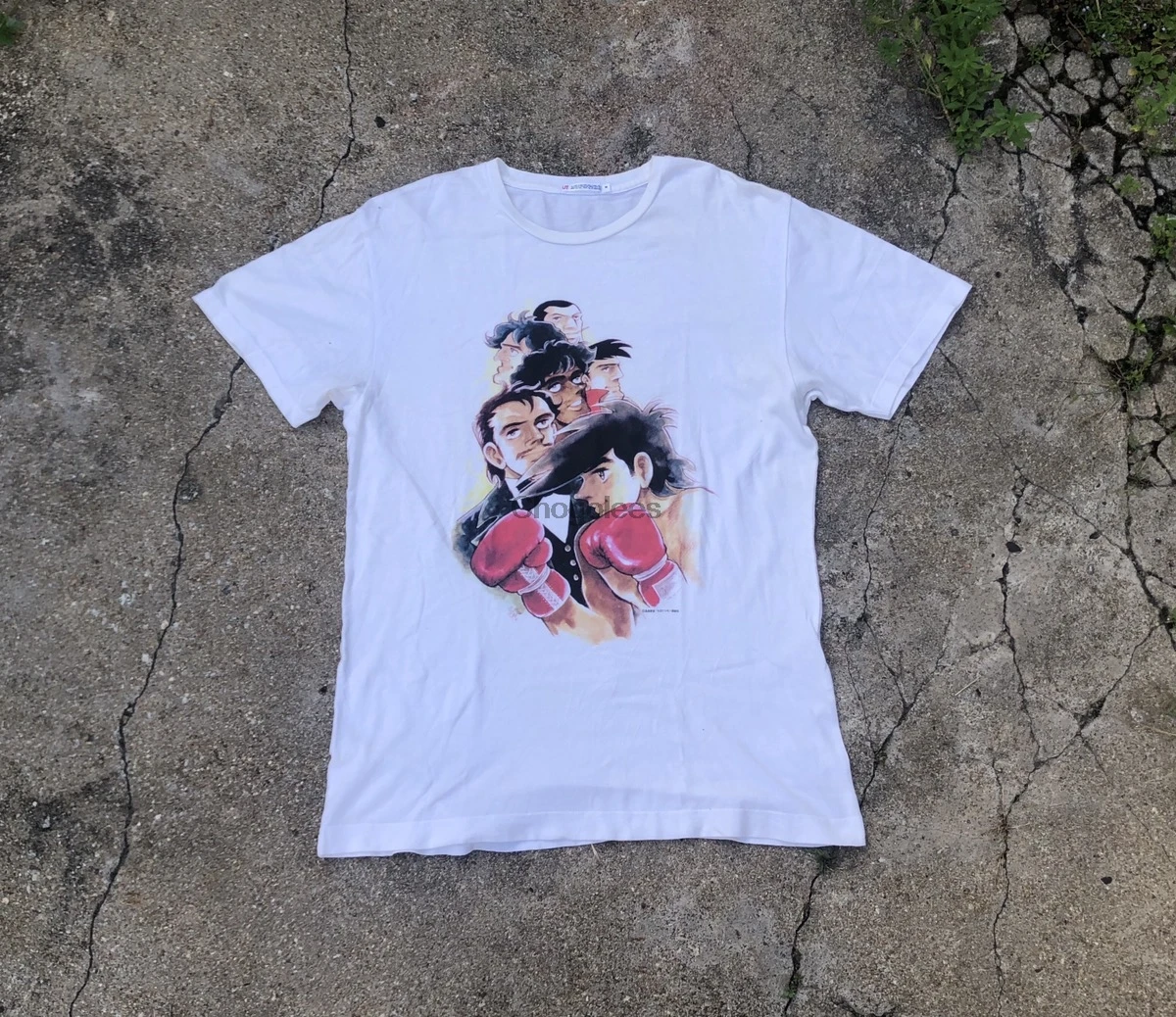 Винтажная футболка с аниме Джо ябуки Ashita No Joe M Eva Akira |