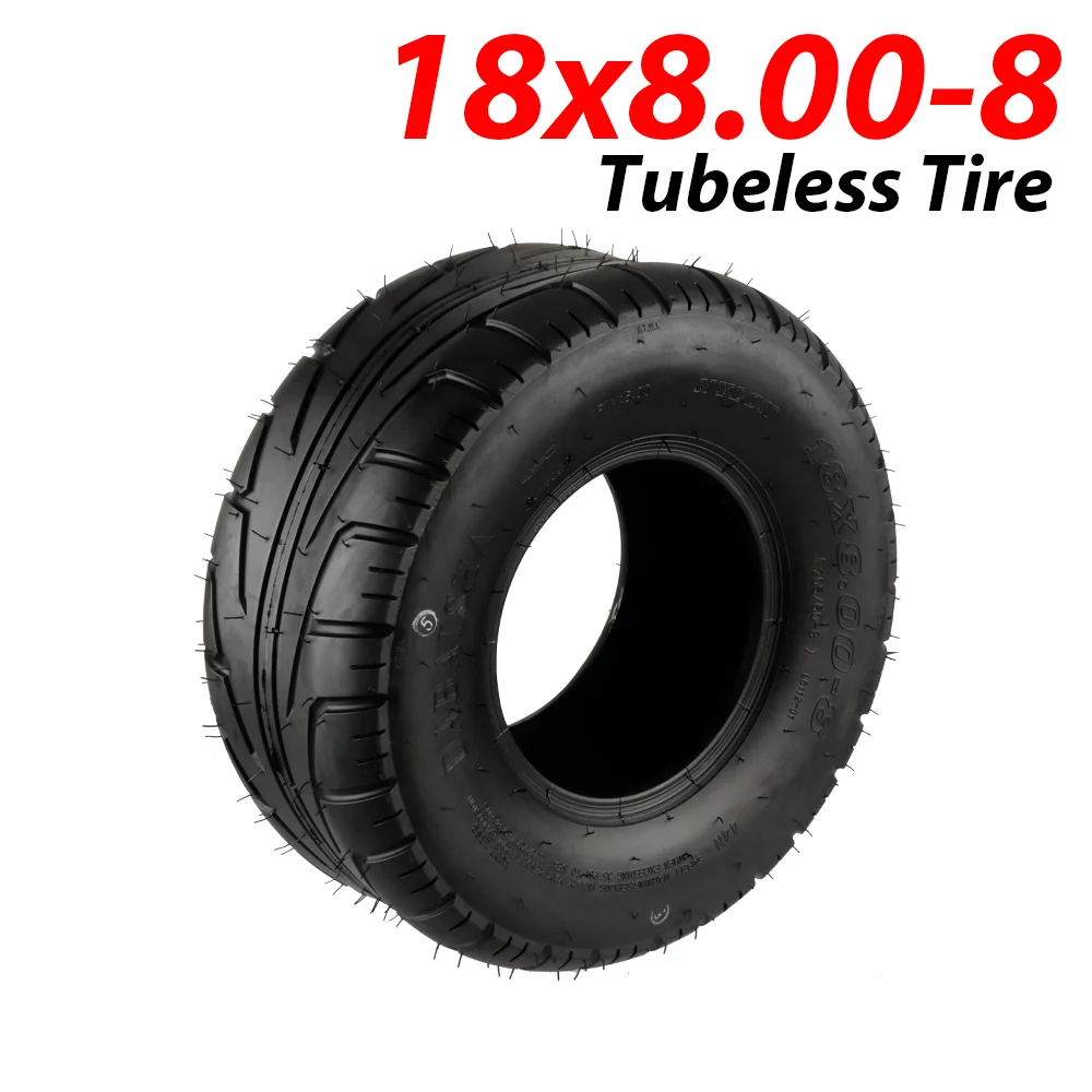 

18X8,00-8 дюймов вакуумная шина 205/60-8 дюймов внешняя шина для четырехколесного пляжного автомобиля для электромобиля Harley ATV Gokart Scooter