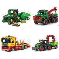 childrens electric city heavy industry rescue vehicle excavator boy tractor farm remote control car building block birthday gif