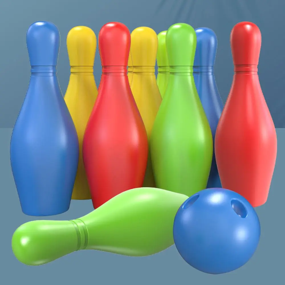 

Bowling parent-child indoor and outdoor sports toys Interactive Game Funny Plastic Bowling Set Gifts Leisure Kids Toys 11-20cm