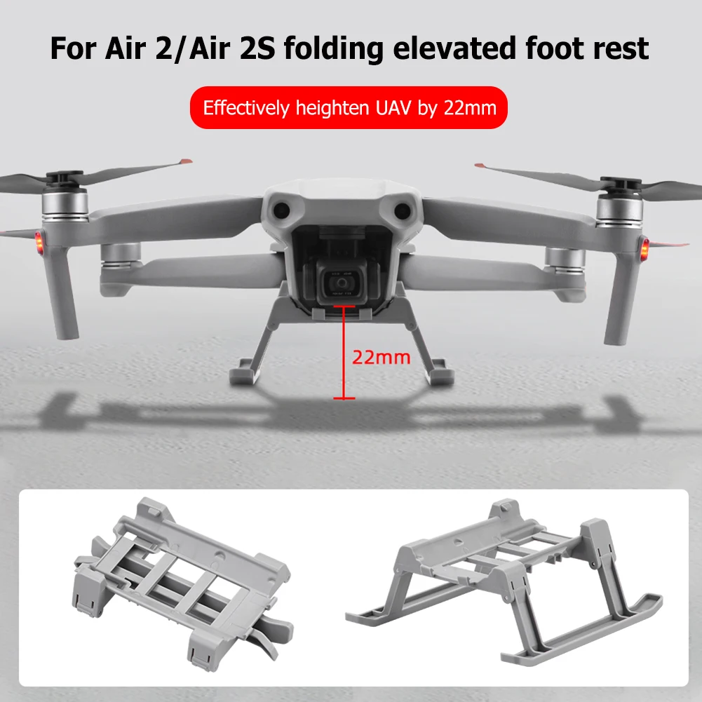 

Foldable Landing Gear Extended Height Leg Support Protector for DJI Mavic Air 2/Air 2S Increased Height Tripod Stand Drone Parts