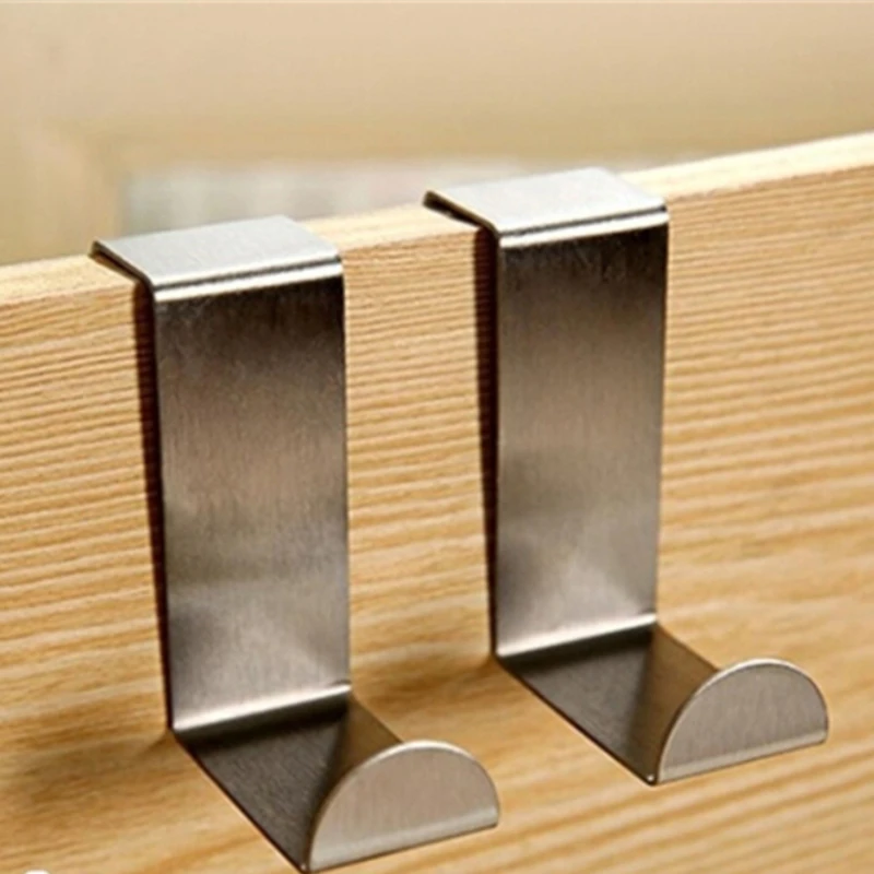 2 шт. вешалка для одежды из серебристой стали |