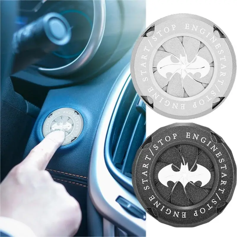 

Car Engine Start Stop Switch Button Cover Ignition Switch Rotating Protective Cover Push Button Sticky Cover Engine Decoration