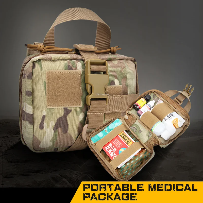

Tactical Medical Bag Molle System Military Airsoft Shooting First Aid Kits Outdoor Hiking Hunting Emergency Survival EDC Packs