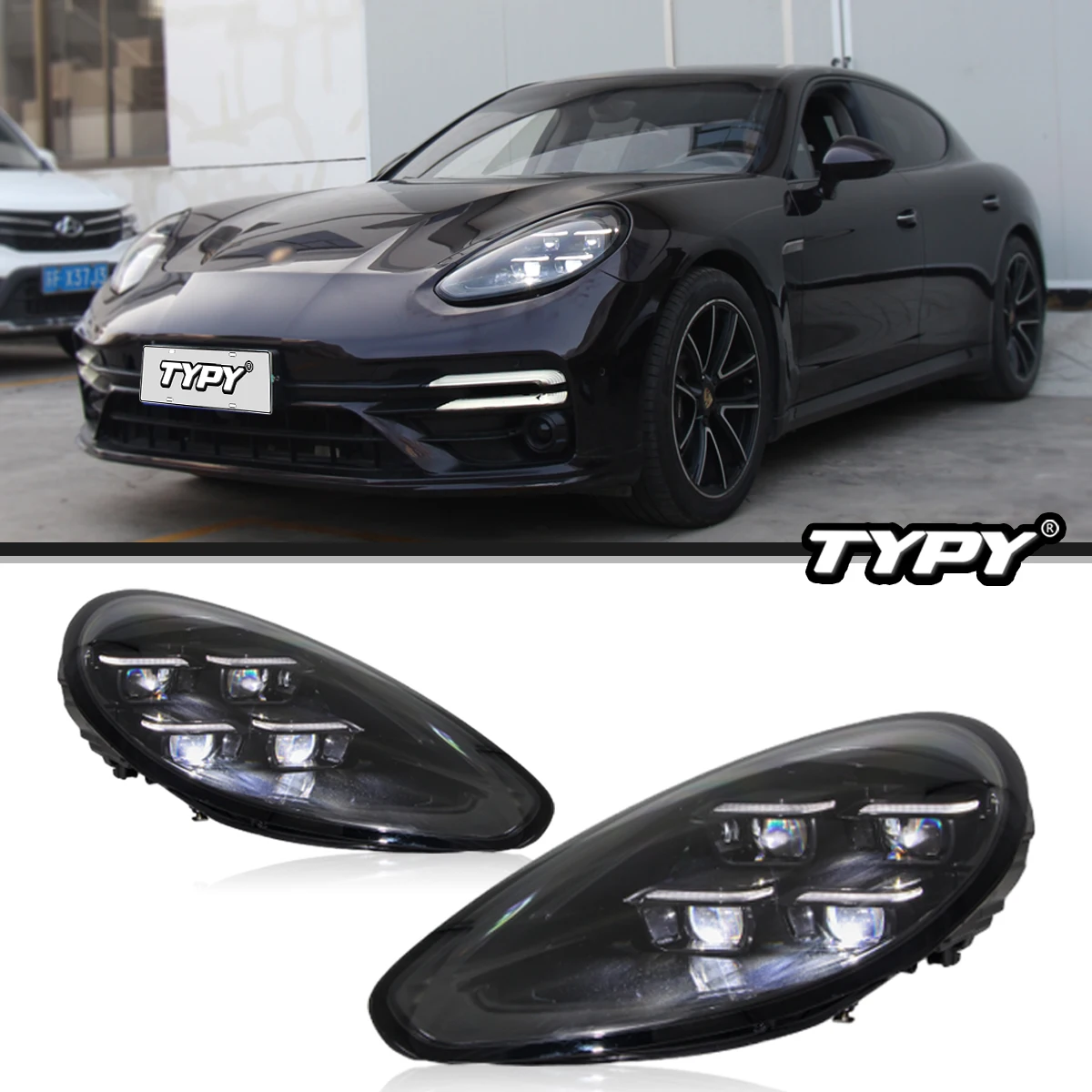 Автомобильные аксессуары TYPY для передних фар Porsche Panamera 2010-2016 970 1 970.2 светодиодный