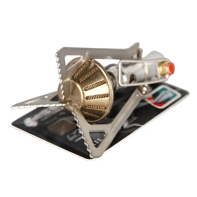 

Windproof Foldable Stove Burner Portable Folding Mini Backpacking Stove Camping Gear Cooking Picnic Split Stoves Cooker Burners