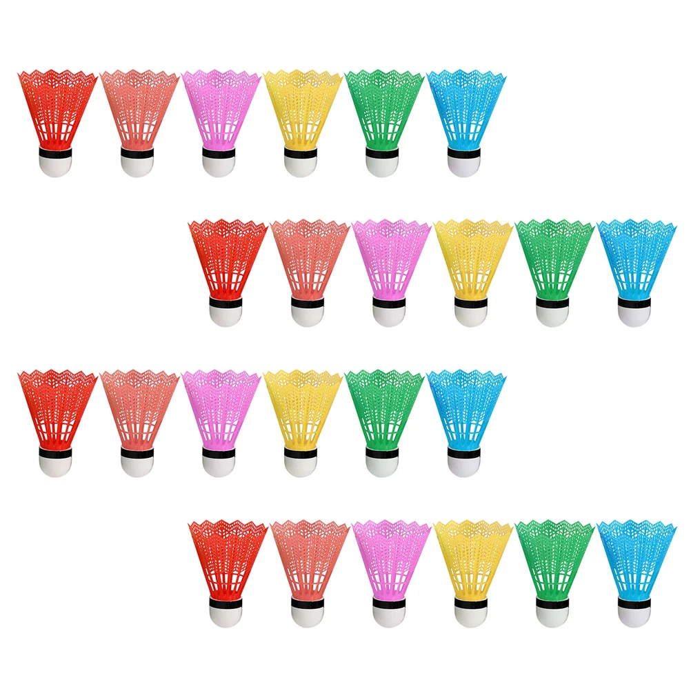 

36pcs Plastic Shuttlecocks Training Badminton for Children (Assorted Color)