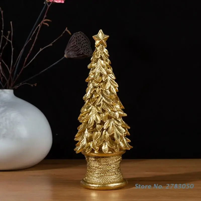

Искусственная фигурка, рождественские украшения, Ландшафтная фигурка, скульптура, домашний декор, Настольная елка, модель 12 дюймов