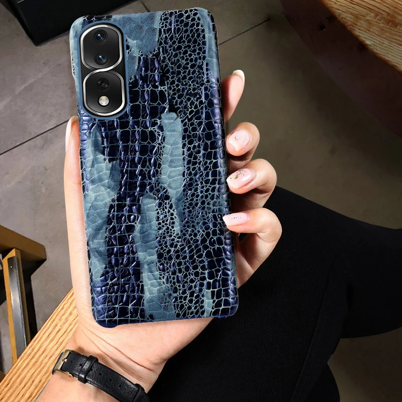 Luxury Phone Case For Honor 80 70 60 50 pro plus 80se magic 4Pro Grain of marble Leather Soft Silicone phone Back Cover funda enlarge