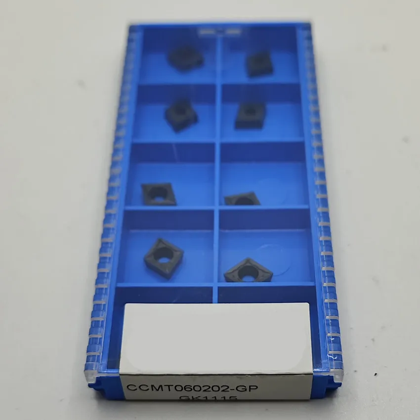 Фото Твердосплавные пластины для ЧПУ CCMT060202-GP GK1115/CCMT060204-GP GK1115/CCMT060208-GP GK1115 CCMT060202 CCMT060204 CCMT060208, 10 шт./упаковка №4
