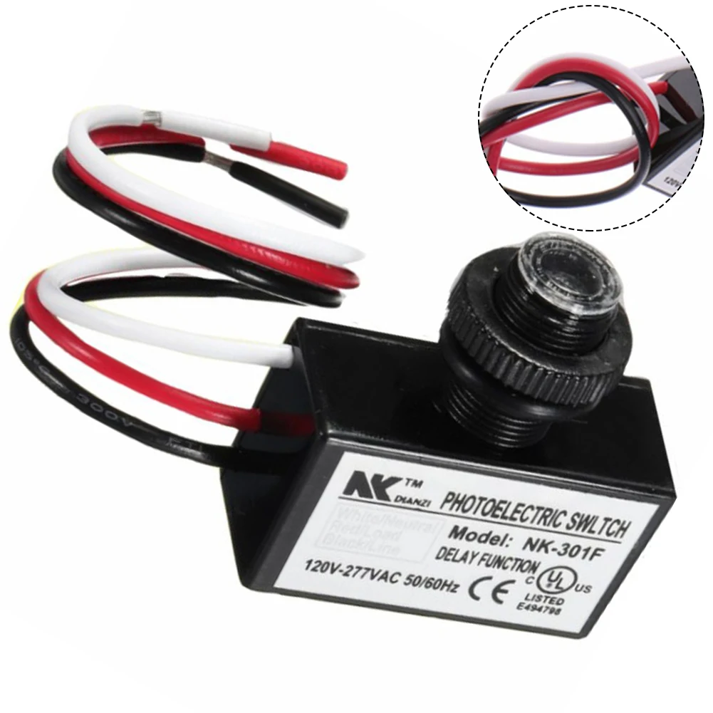 

Light Control Switch LED Lamp Light Sensor 120-277V Dusk To Dawn Sensor Photoelectric Switch Light Photocell Sensor Light
