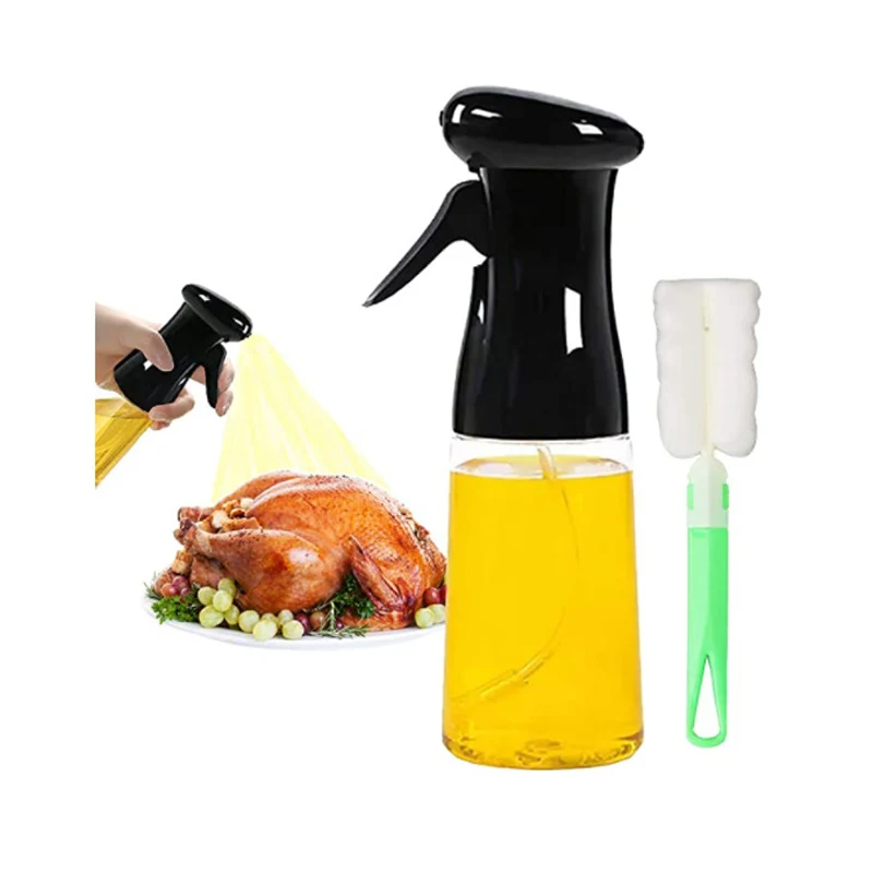 

210Ml Cooking Seasoning Oil Bottle Vinegar Soy Sauce Spray Oiler Seasoning Condiment Barbecue Spray Bottle Kitchen Accessory