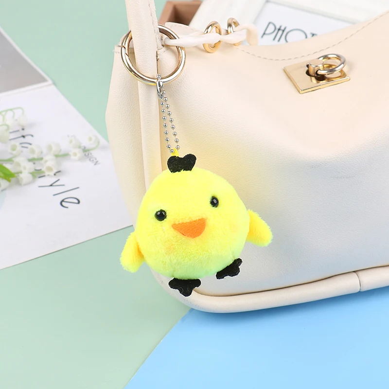 

Подвеска для ключей с плюшевым шариком, подвеска-кольцо для школьной сумки для девочек, подарок на Новый год и Рождество