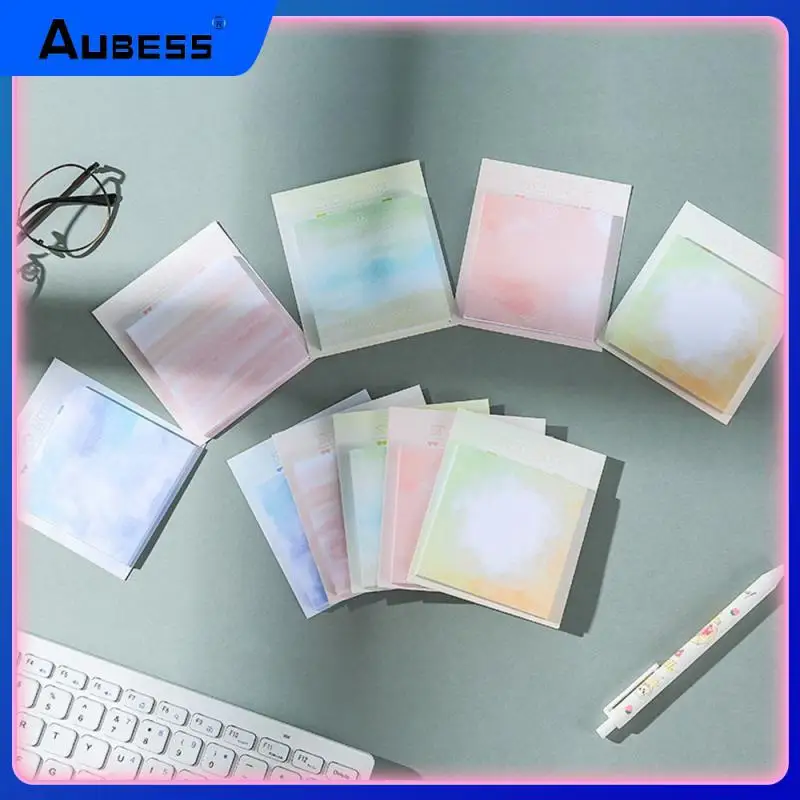 

Colorful Notebook Not Easily Warped Big Viscosity Memo Pad Not Easily Broken Paper Size School Supplies Duplex Paper Level Notes