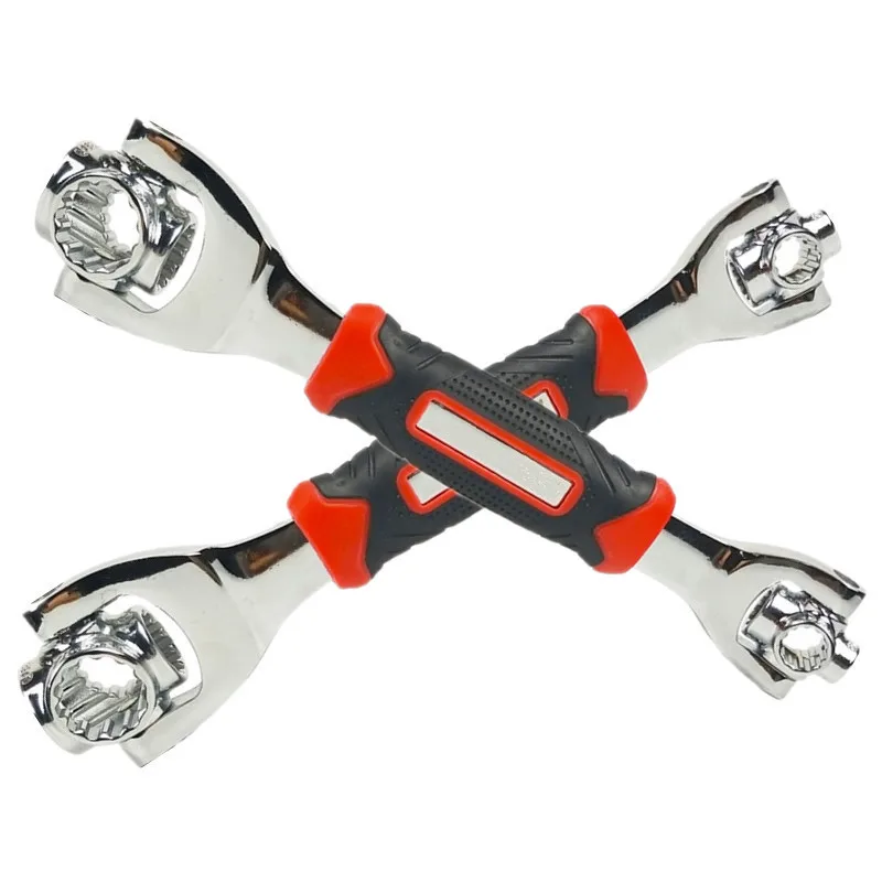 

Ключ Tiger Torx 48 в 1, 360 градусов, 6 точек, универсальный гаечный ключ для ремонта мебели и автомобиля, ручные инструменты, торцевые головки с шлиц...