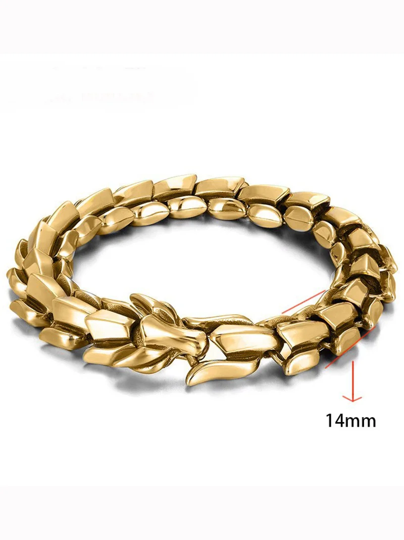 2022 New Fashion European and American Retro Bracelet Classic Keel Chain Stainless Steel Men's and Women's Jewelry Gifts