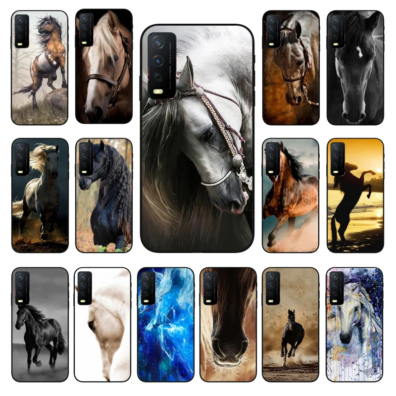 

Horse Phone Case for VIVO Y31 Y21S Y21 Y15S Y53S Y11S Y12 V21 V21E Y20 Y70 1907 V17Neo Y21S Y33S Y72