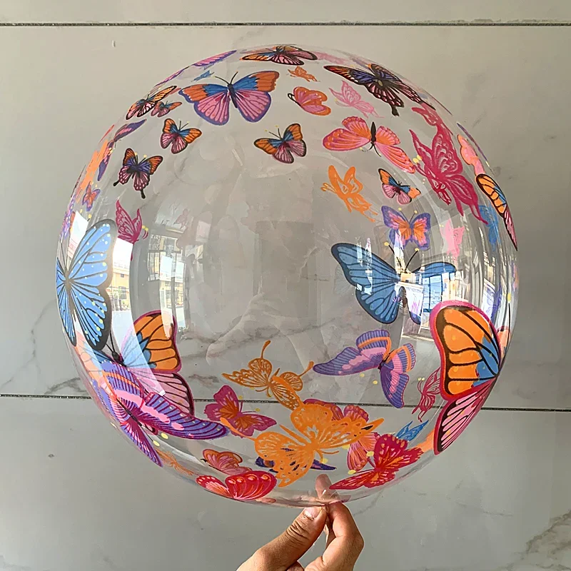 

Воздушные шары с принтом бабочки 5 шт.