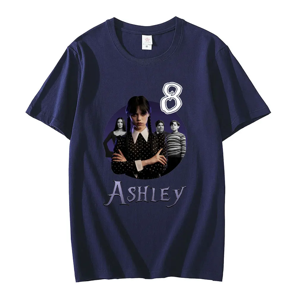 

TV Series Wednesday Addams Graphic T-shirt Harajuku Aesthetic Short Sleeve Tees Fashion Unisex Streetwear Oversized Mens T Shirt