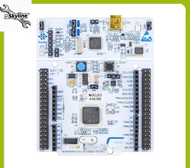 Плата разработки NUCLEO-F401RE STM32F401, основная плата STM32F401RET6 MCU для прототипирования (art.: 3920d8dfa673d) - 3920d8dfa673d