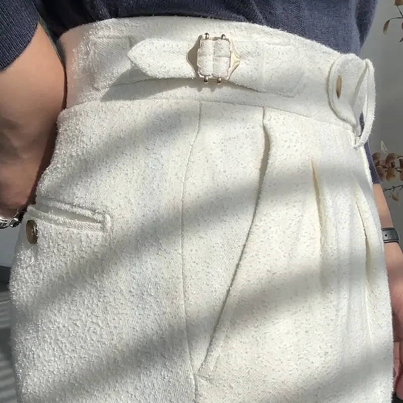 Осень 2024 повседневные брюки универсальные мужские классические британские с