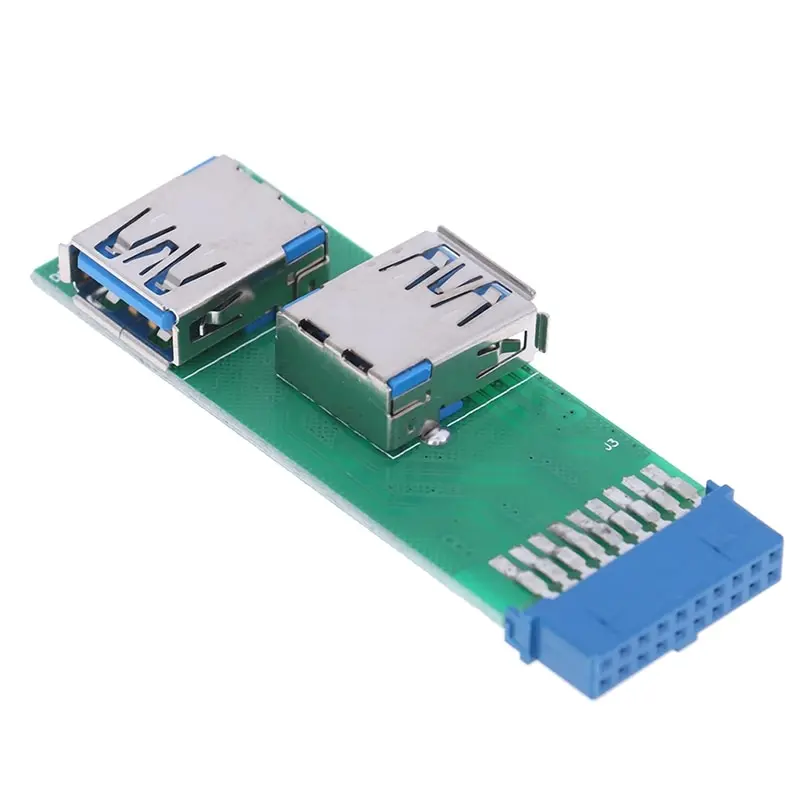 

Внутренняя Материнская плата с 2 портами USB 3,0 с гнездом на 20-контактный переходник с гнездовым разъемом