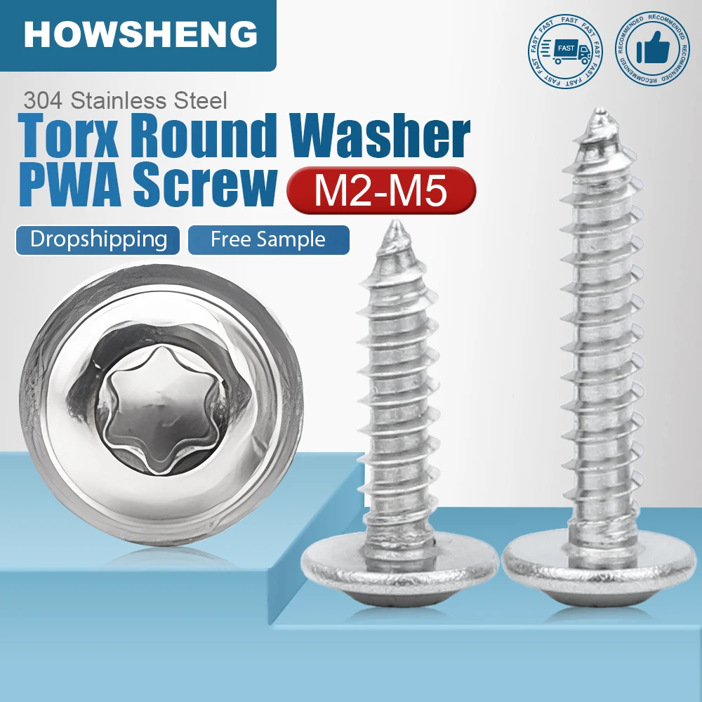 

Саморезы HOWSHENG Torx M2 M3 M4 M5 из нержавеющей стали