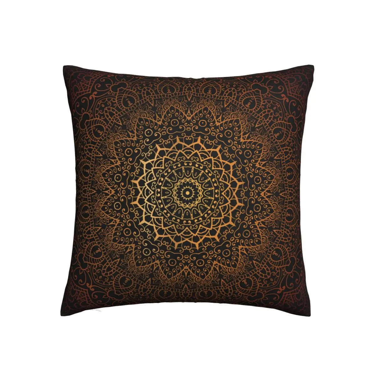 

Bohemian Mandala Pillowcase Printed Fabric Cushion Cover Decoration Boho Indian Throw Pillow Case Cover Sofa Zippered 40X40cm