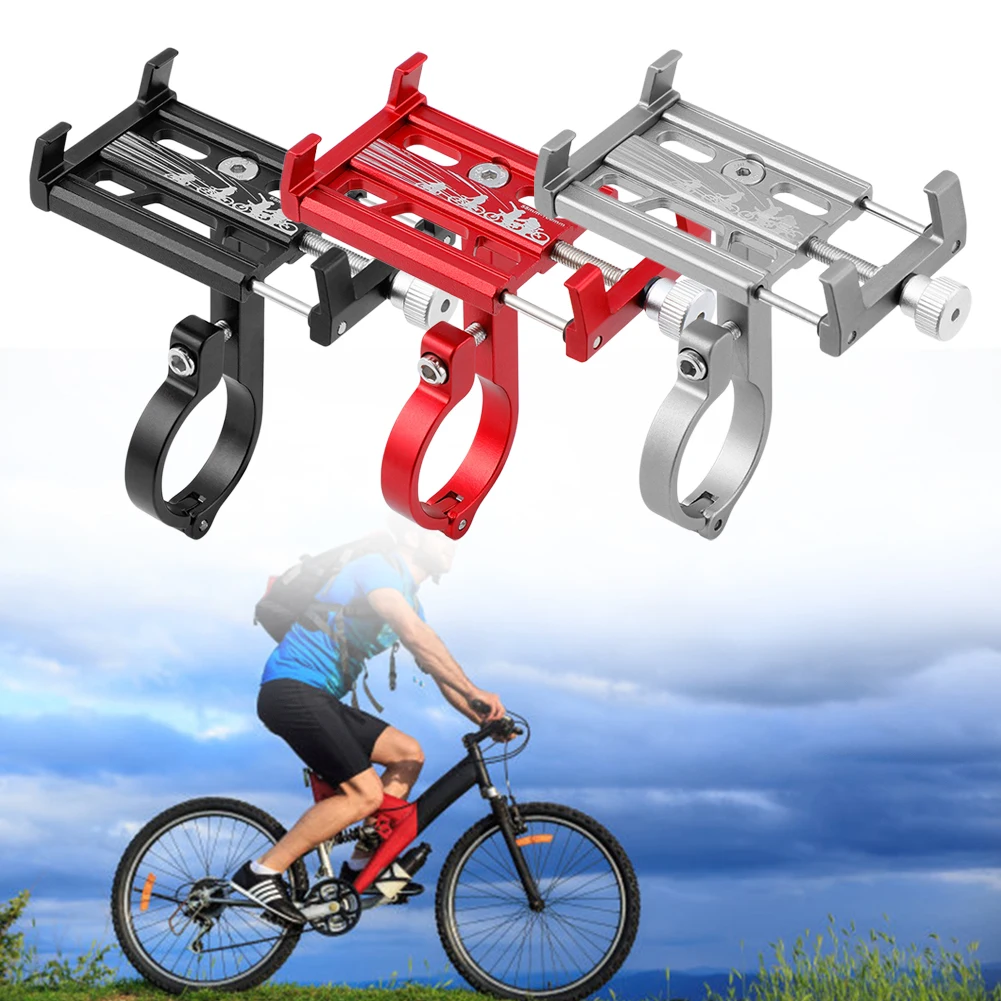 

Mobile Phone Holder Bike Handlebar Support Mount Bracket For Motorbike Bicycle For 22.2mm To 32mm Handlebar 5.8-9.5cm Phones