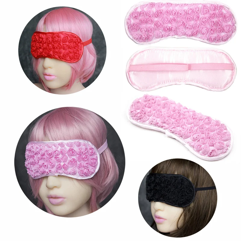 

Rose Flower 3D Eyeshade Woman Sexy Adult Cosplay Game Eye Masks Costume Masquerade Carnival Nightclub Headwear