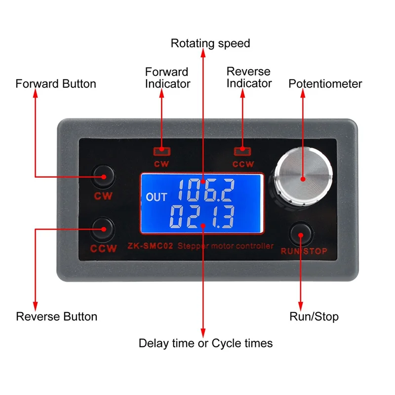 Умный контроллер шагового двигателя интегрированная плата модуль контроля