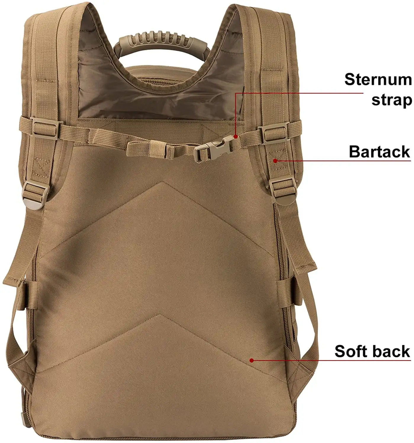 Bug Out Bag Tactical Backpack for Men Molle Military Hunting Heavy Duty Backpack Camping Hiking Outdoor