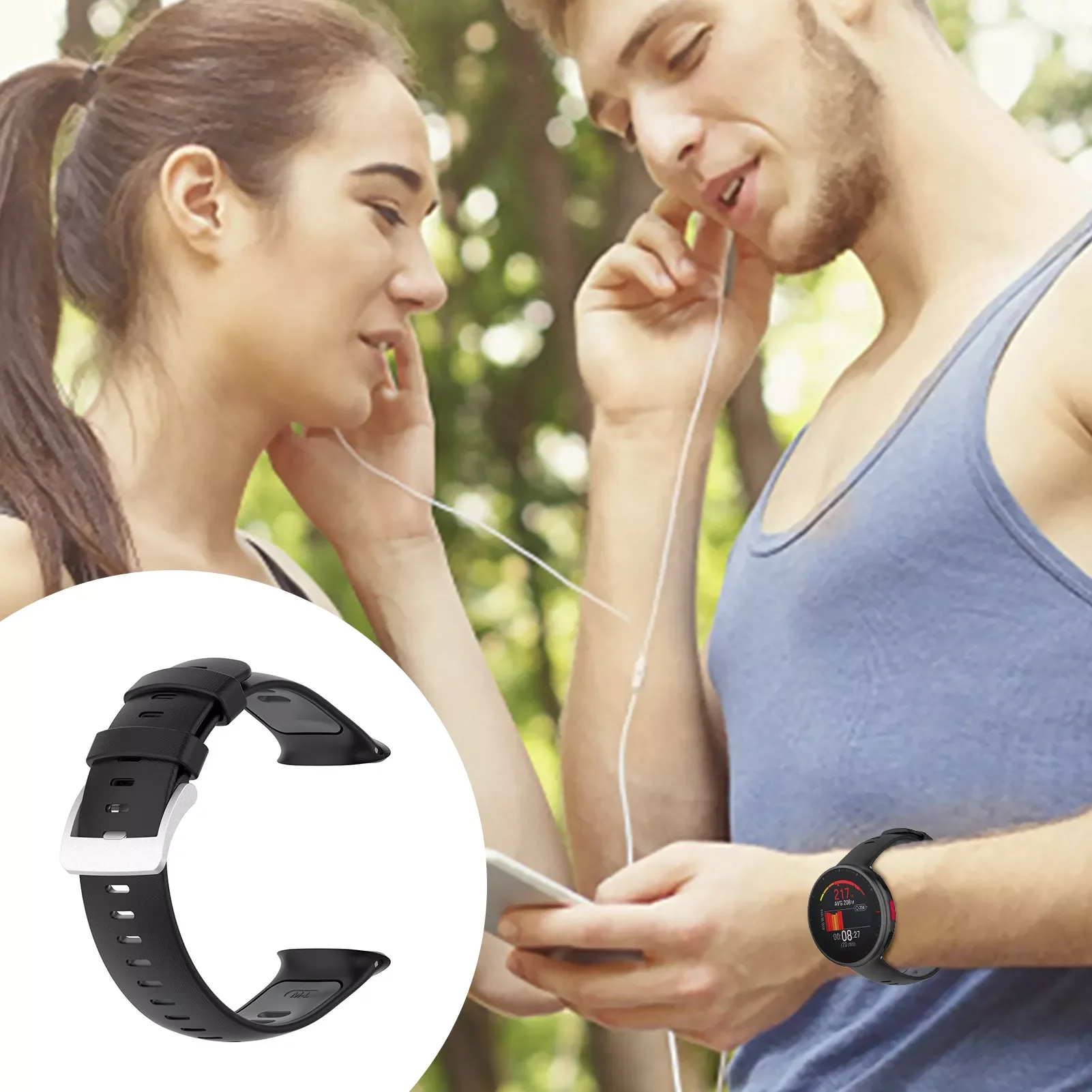 Silicone Bracelet For Vantage V2 Smart Watch Band For Vantage V2 Soft Strap Sport Wrist Band For Vantage Accessories enlarge