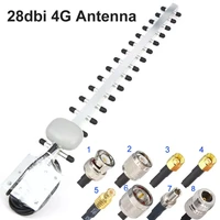 28dbi 4g antenna yagi antenne lte ts9 mcx n male n female tnoutdoor directional booster amplifier modem rg58 1 5m