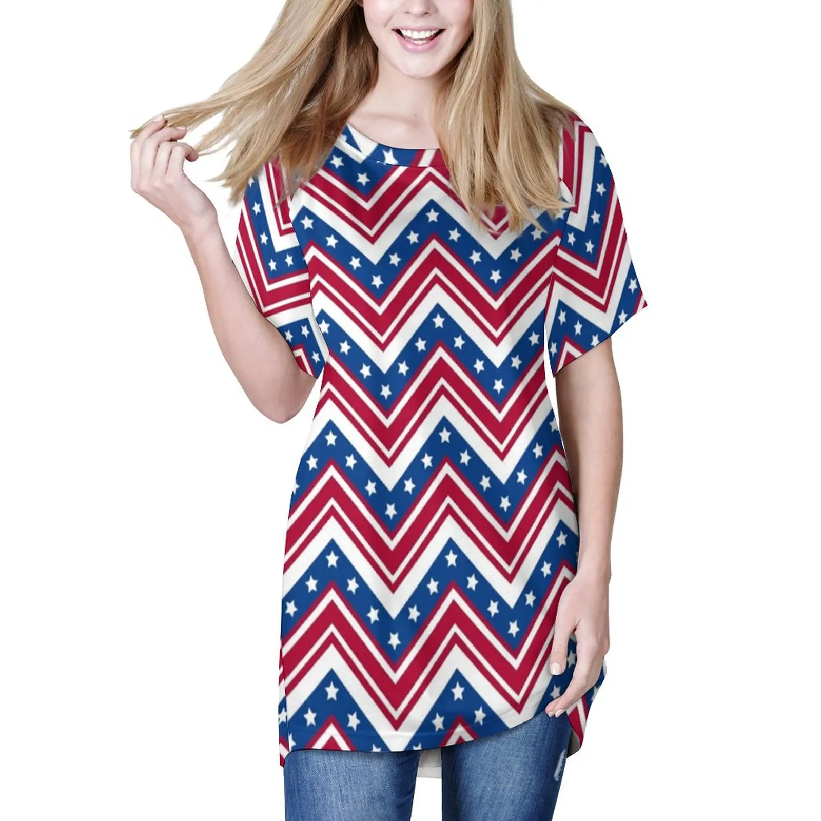 

Женская футболка с коротким рукавом, в стиле ретро