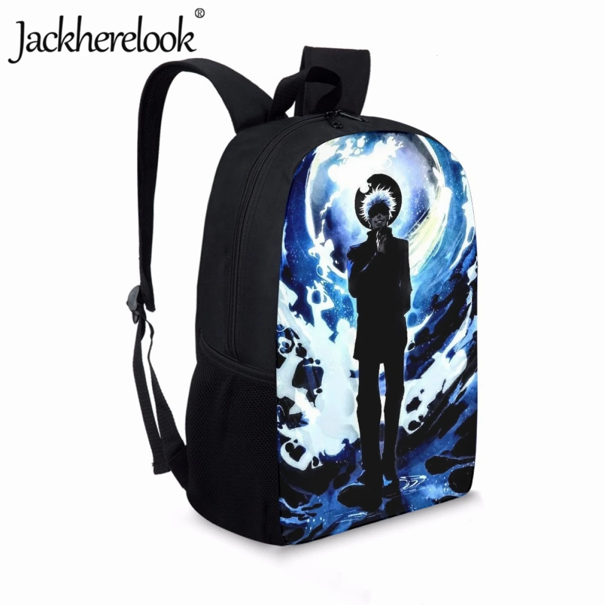 Jackherelook 17inch Book Bags Children Animation Jujutsu Kaisen Print School Bags Youth Boys Casual Travel Bag Student Backpacks