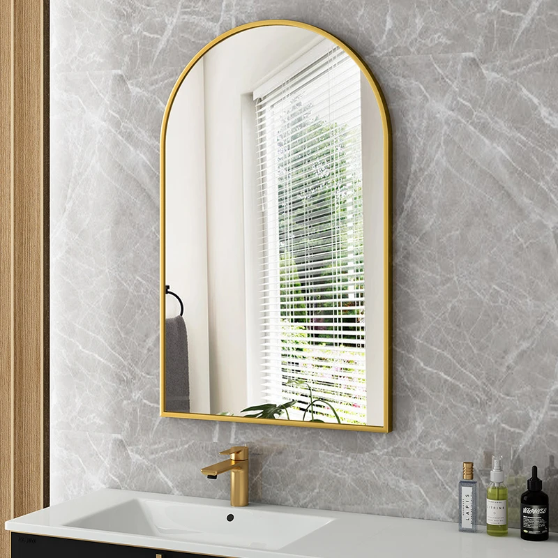 

Bathroom Wall Decorative Mirror Nordic Modern Style Aesthetic Makeup Mirrors For Bedroom Large Model Miroir Coiffeur Home Decor