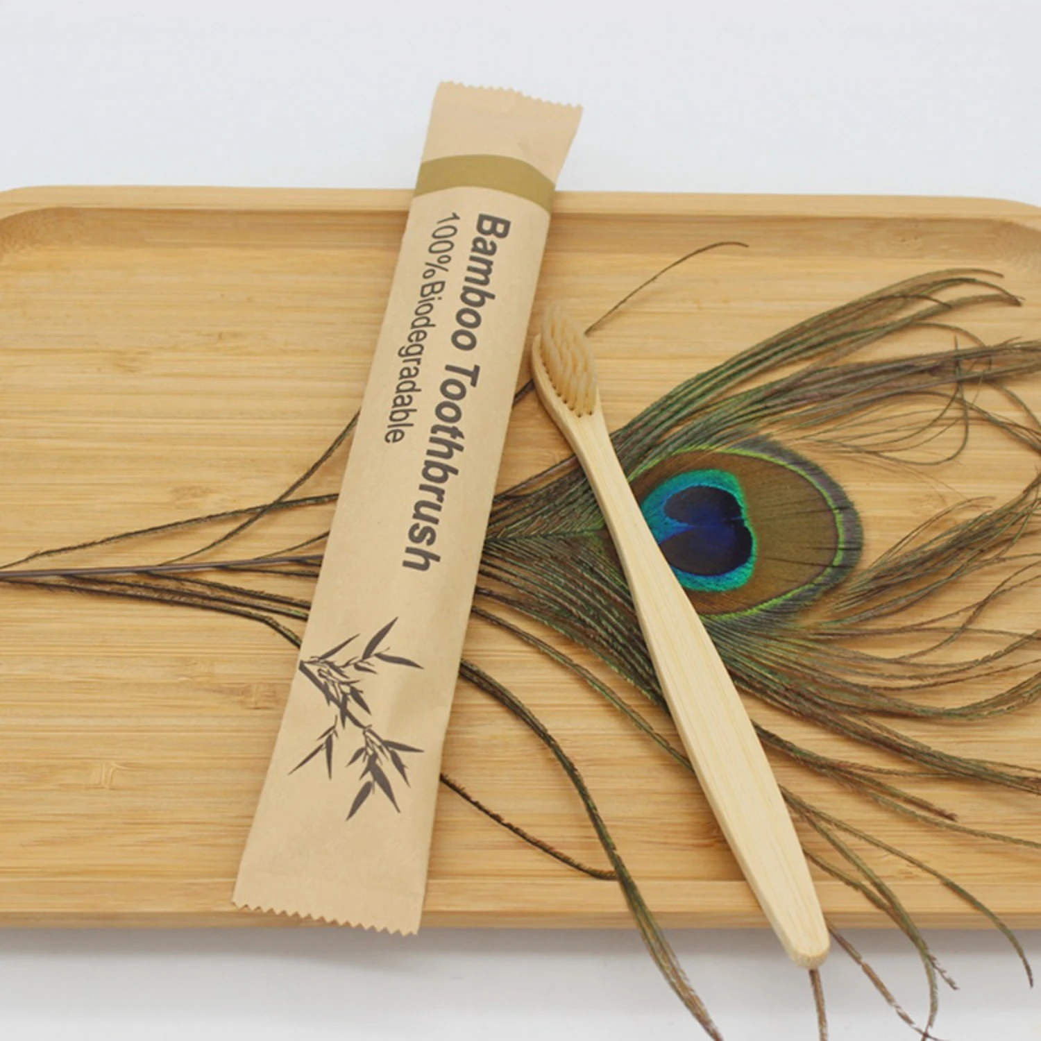 20 шт. бамбуковая биоразлагаемая зубная щетка зубные щетки с ручной деревянной
