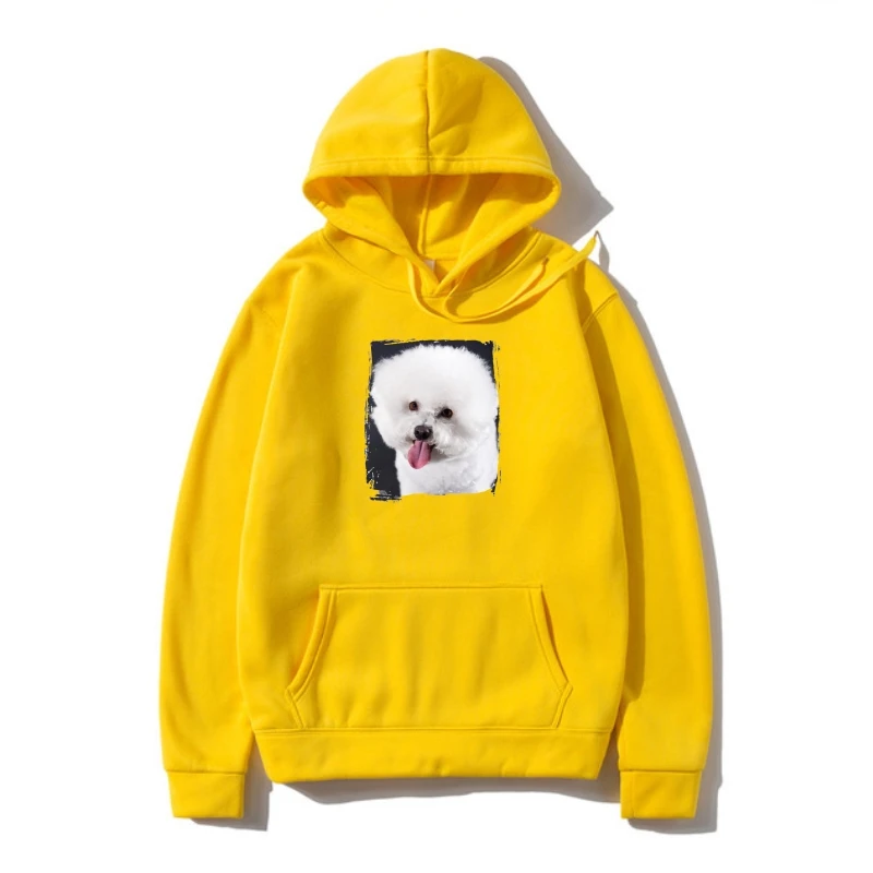 

Женская флисовая верхняя одежда в стиле бойфренда Bichon Frise Dog