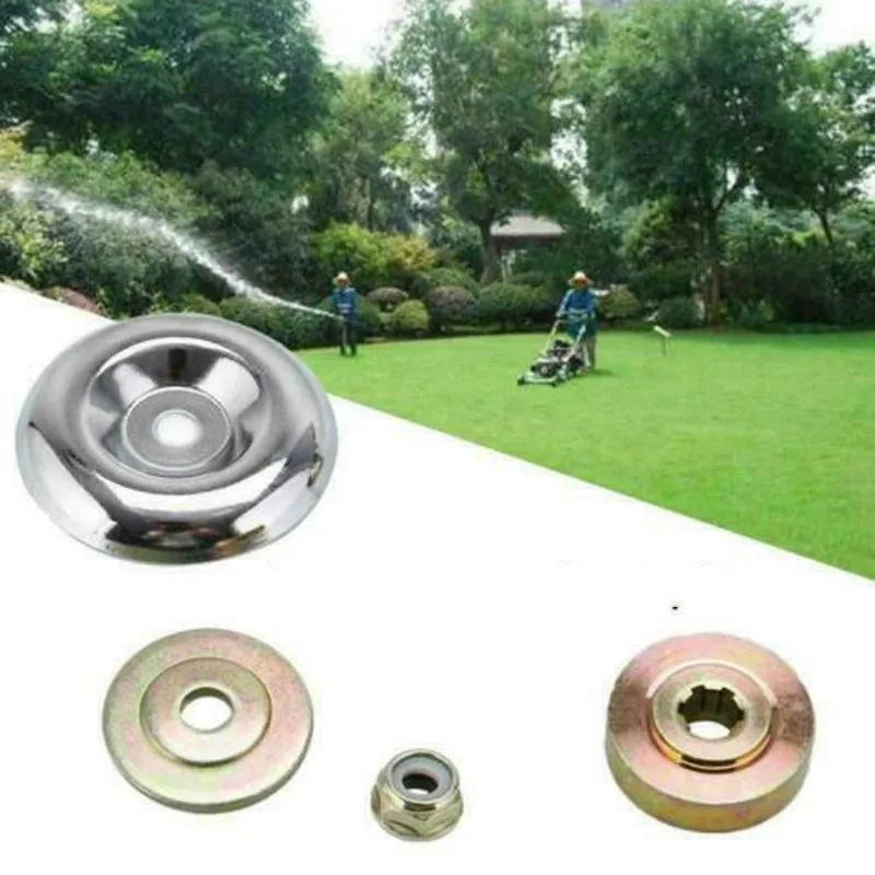 

Weeding Head Adapter Lawn Mower Working Head Accessories Fixed Blade Upper And Lower Gasket Protective Cover Anti-tooth Nut