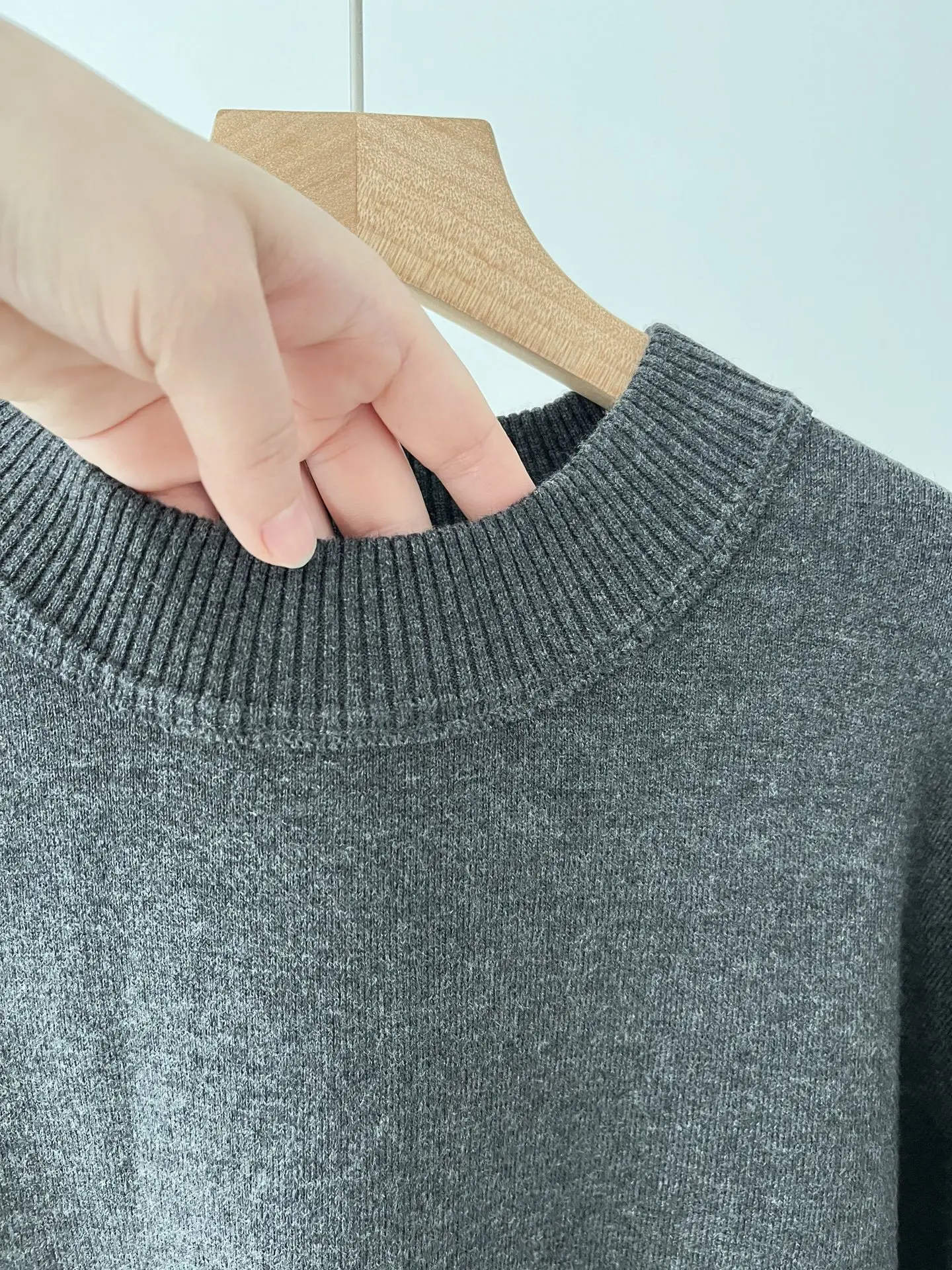 Женский серый вязаный свитер с коротким рукавом простые французские пуловеры