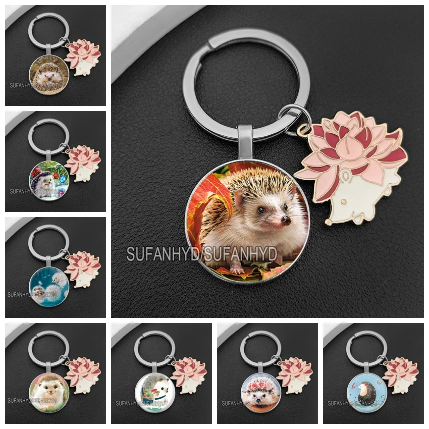 Брелок для ключей с изображением Ежика