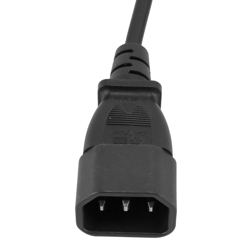 Шнур адаптера питания штекер IEC 320 C14 в Европейский CEE 7/16 2-контактный Женский