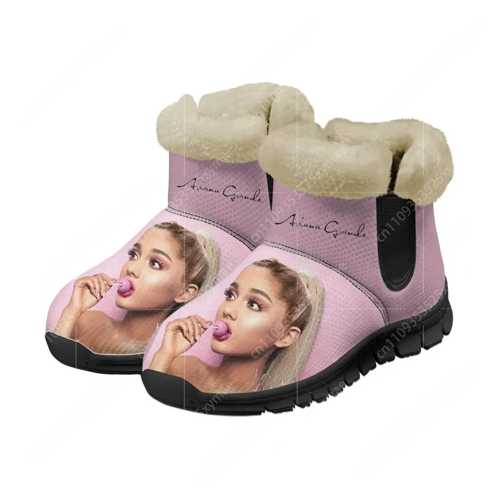 Фото Сапоги Ariana Grande Snow Boots для мужчин и женщин: теплые, высококачественные, повседневные, легкие, спортивные, кастомные кроссовки для пар №1