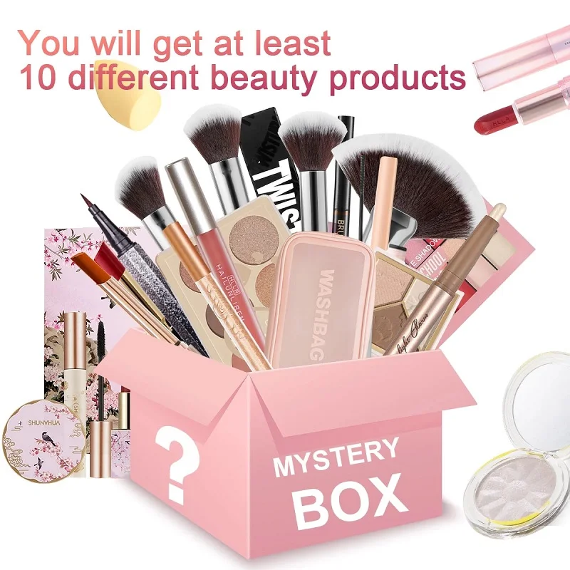 10Pcs Cost Effective Makeup Set Mystery Box for Beauty Products Make Up Beauty Tools Case Fast Shipping Maquillajes Para Mujer